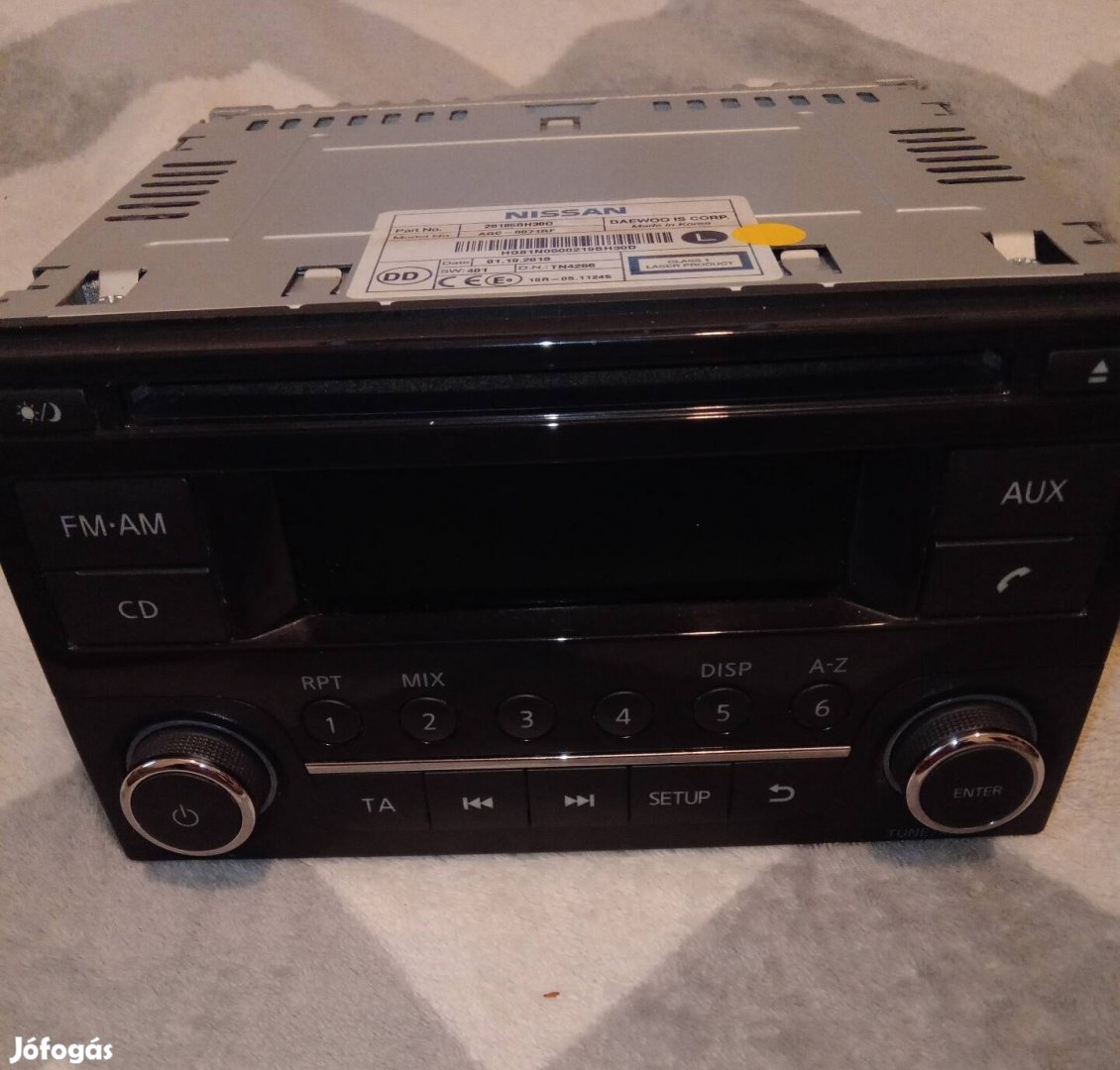 Nissan NV200 (2018) gyári autórádió