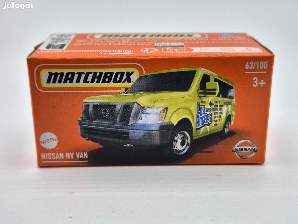 Nissan NV Van - 63/100 -  Matchbox - 1:64