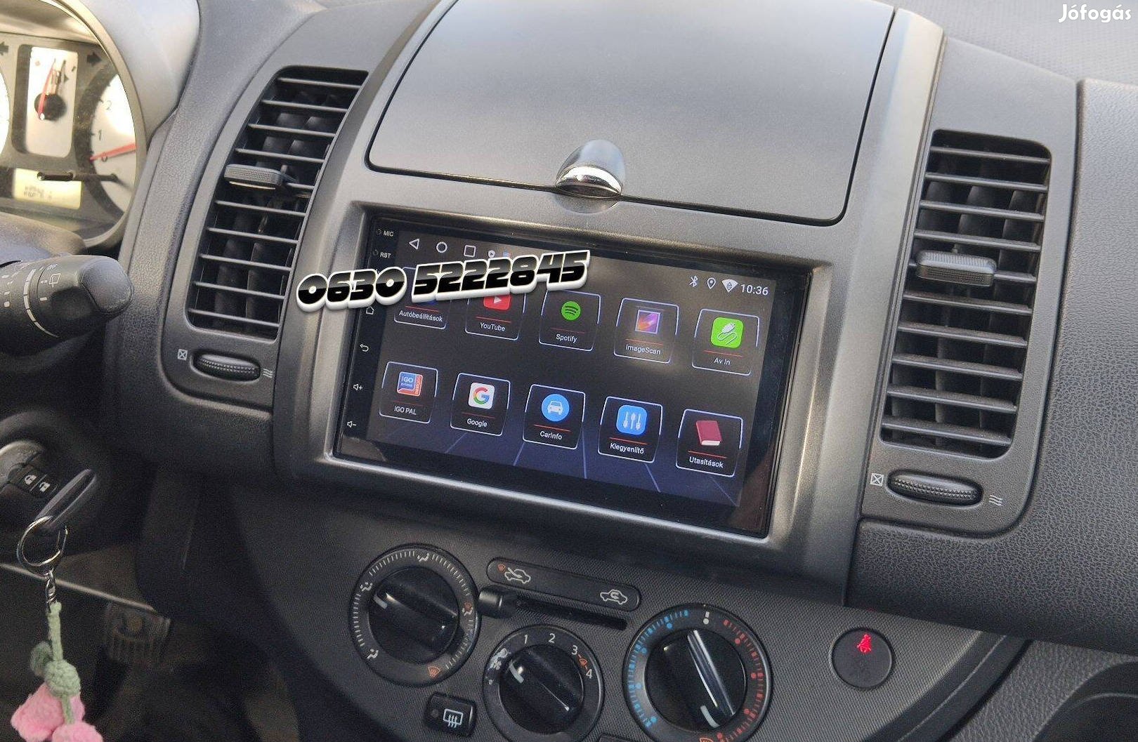 Nissan Note 2Din Kijelző Multimédia Android Rádió Navigáció Fejegység
