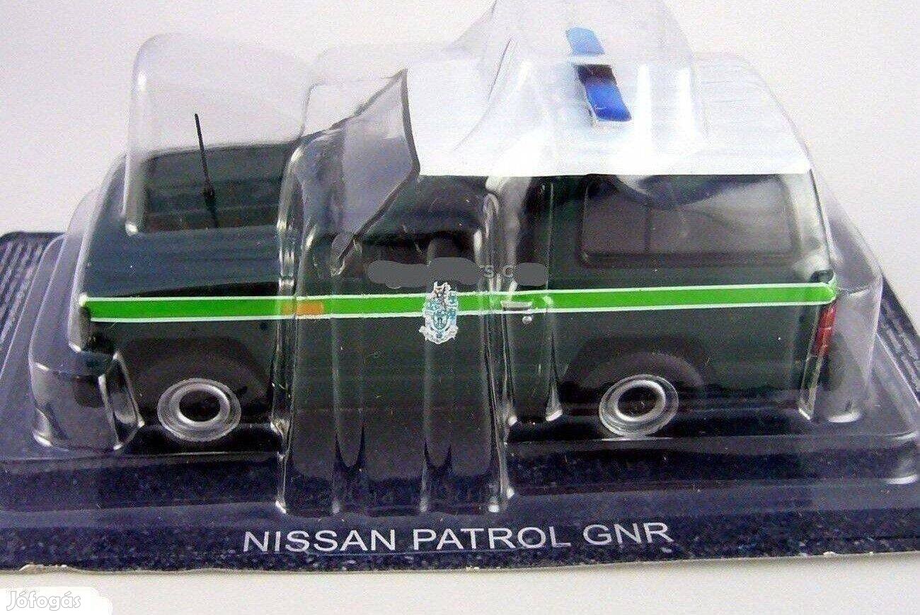 Nissan Patrol GNR police kisauto modell 1/43 Eladó