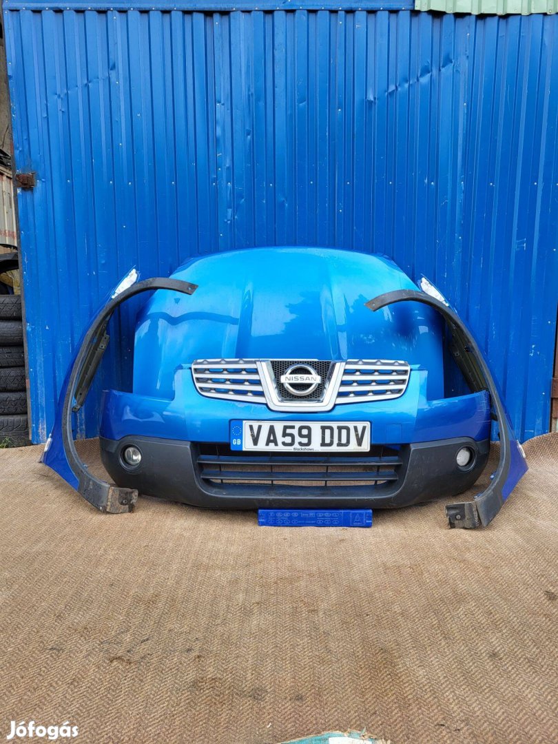 Nissan Qashqai 2006-10 gyári motorháztető kék