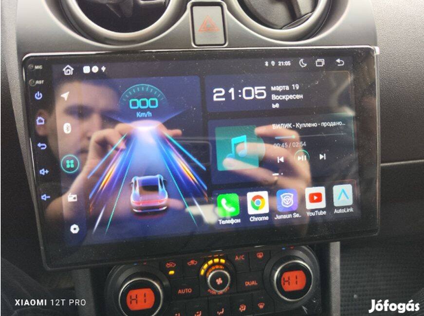 Nissan Qashqai 2007-2014 Multimédia Android GPS Rádió Tolatókamerával