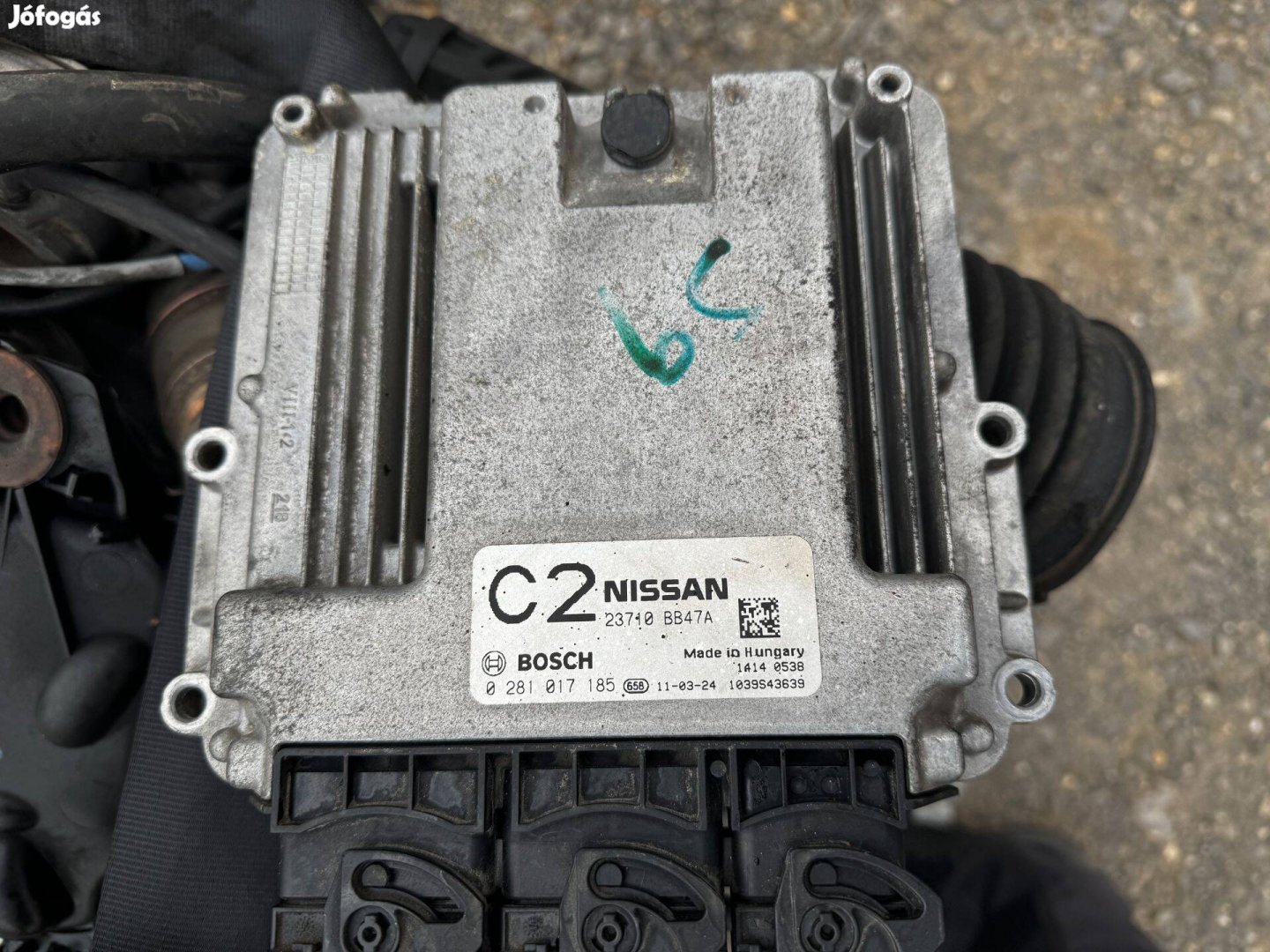 Nissan Qashqai 2.0dci motorvezérlő 23710 BB47A 0281017185
