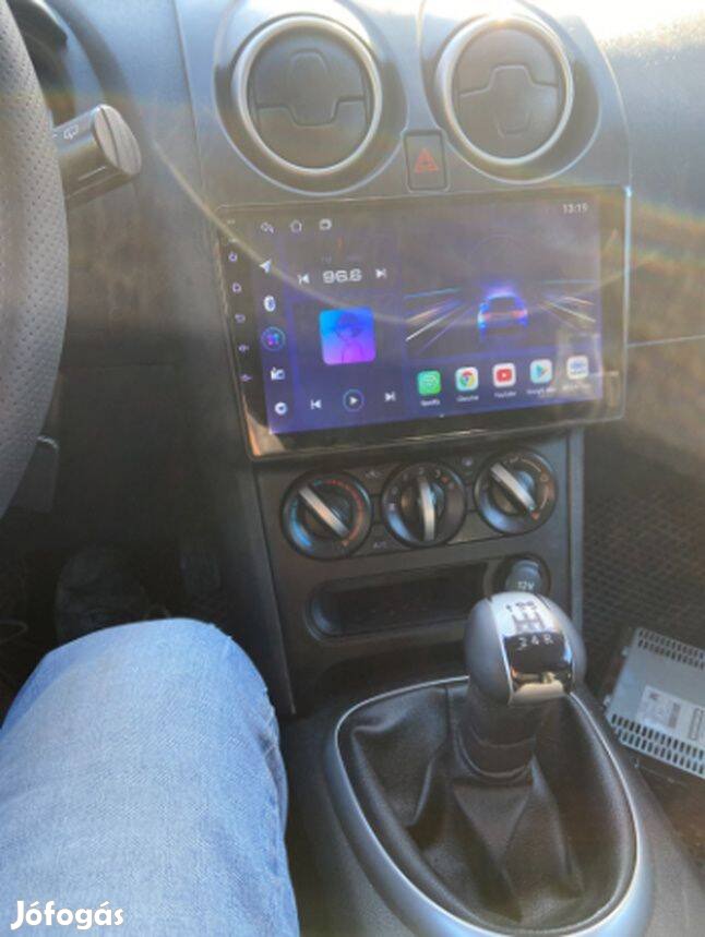 Nissan Qashqai Carplay Multimédia Android GPS Rádió Tolatókamerával