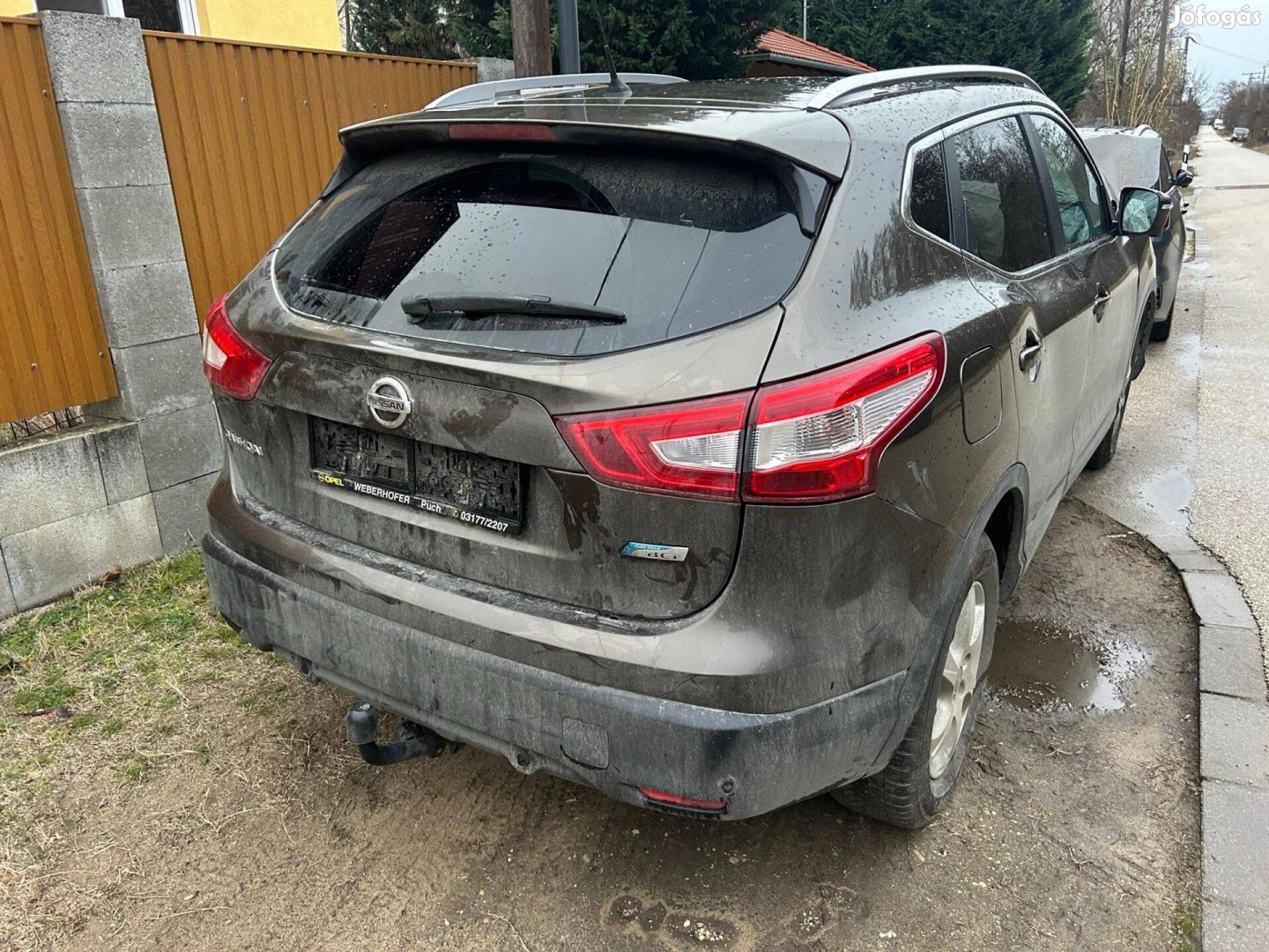 Nissan Qashqai Csomagtérajtó Kompletten