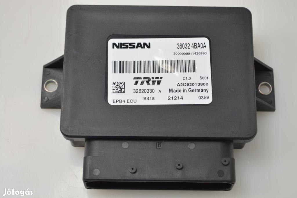 Nissan Qashqai Elektromos kézifék modul 360324BA0