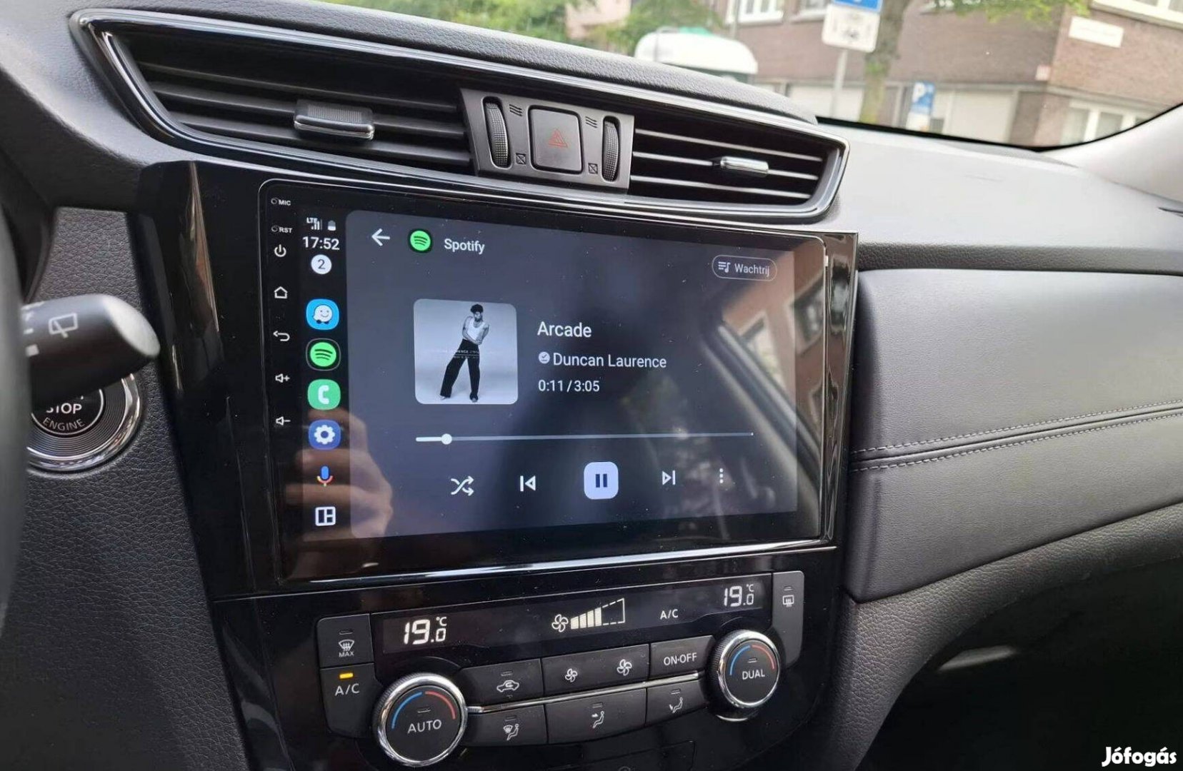 Nissan Qashqai J11 Android Carplay Rádió Multimédia Navigáció Kijelző