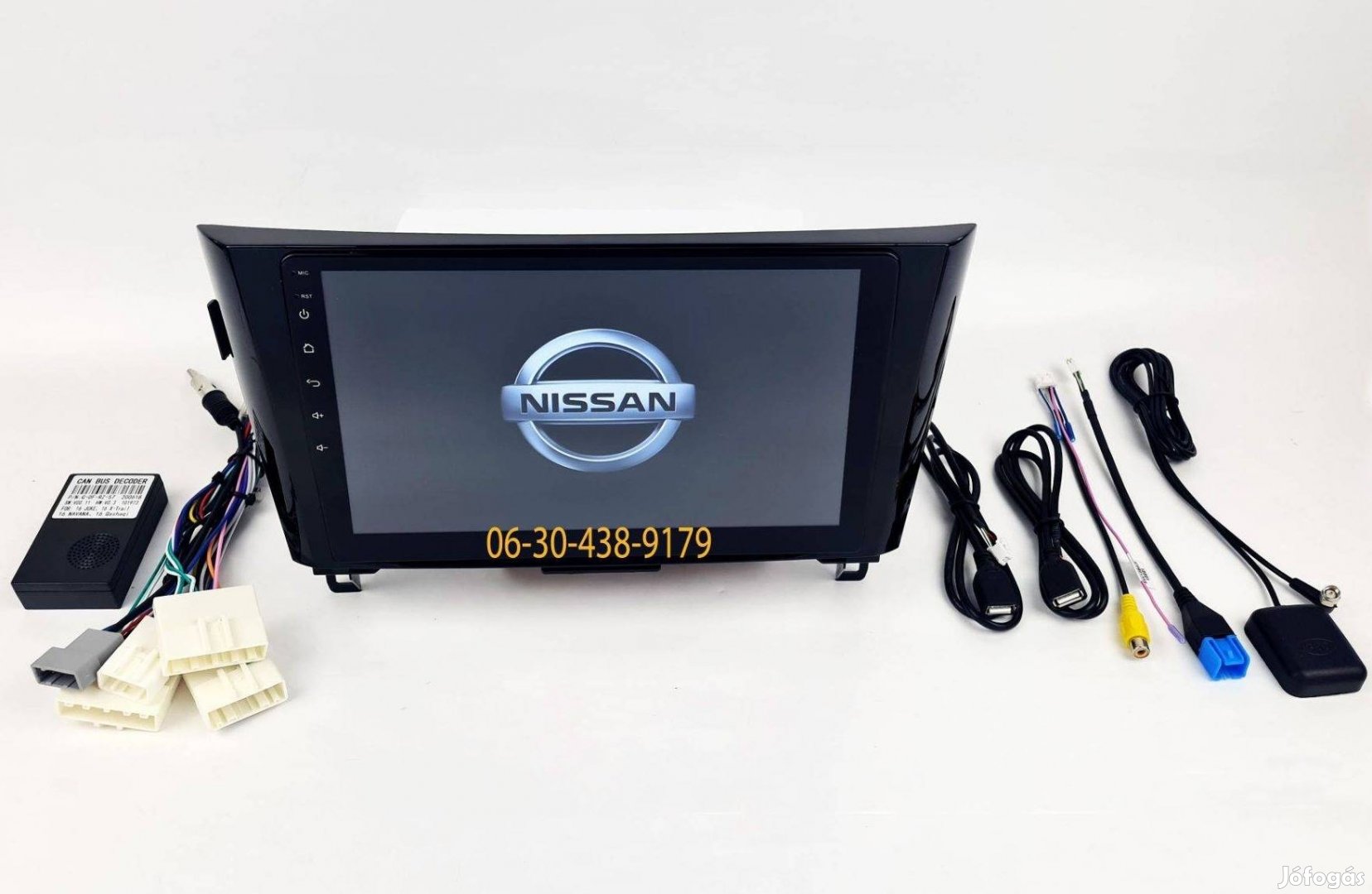 Nissan Qashqai X-Trail Android autórádió fejegység gyári helyre 1-6GB