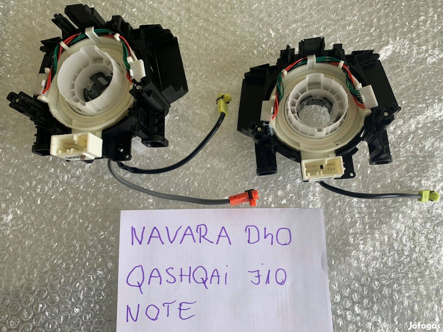 Nissan Qashqai, Navara, Note új légzsák szalag kábel eladó
