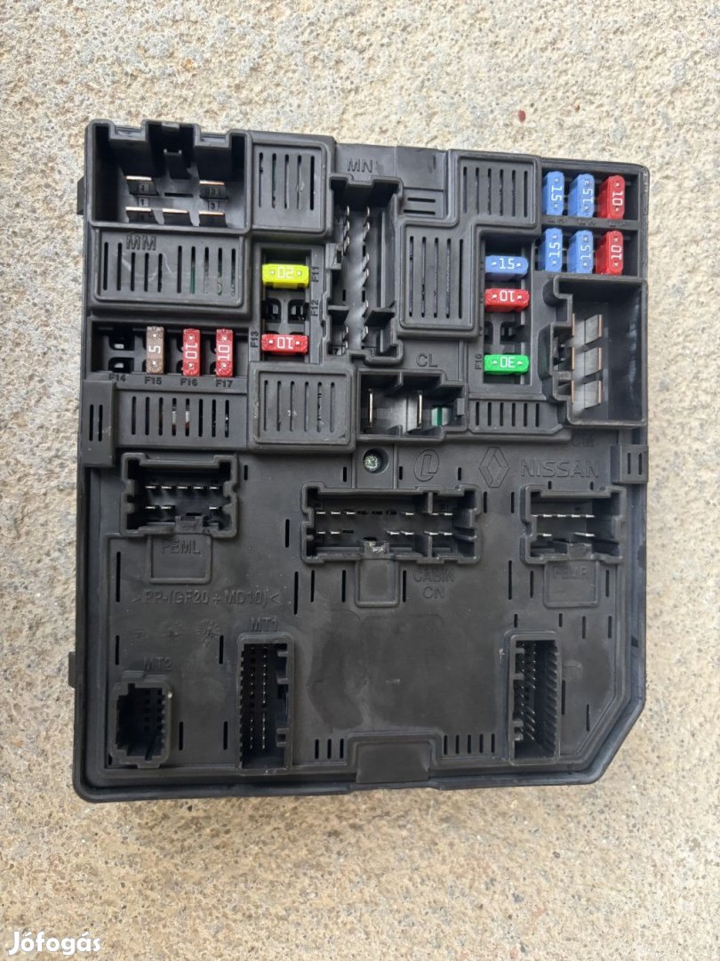 Nissan Qashqai, X-Trail T32 BSM modul, biztosítéktábla 284B74BA0A