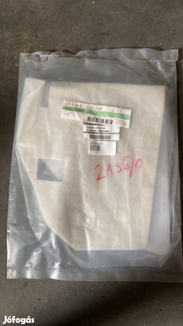 Nissan Qashqai hátsó ajtó hangszigetelő 828604EA0A eladó