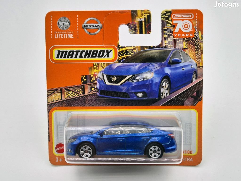 Nissan Sentra (2016) - 70/100 - bliszteres -  Matchbox - 1:64