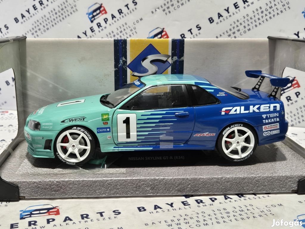 Nissan Skyline GT-R (R34) - Falken -  Solido - 1:18