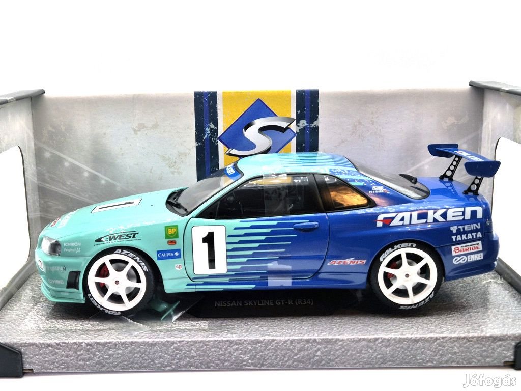 Nissan Skyline GT-R (R34) - Falken -  Solido - 1:18