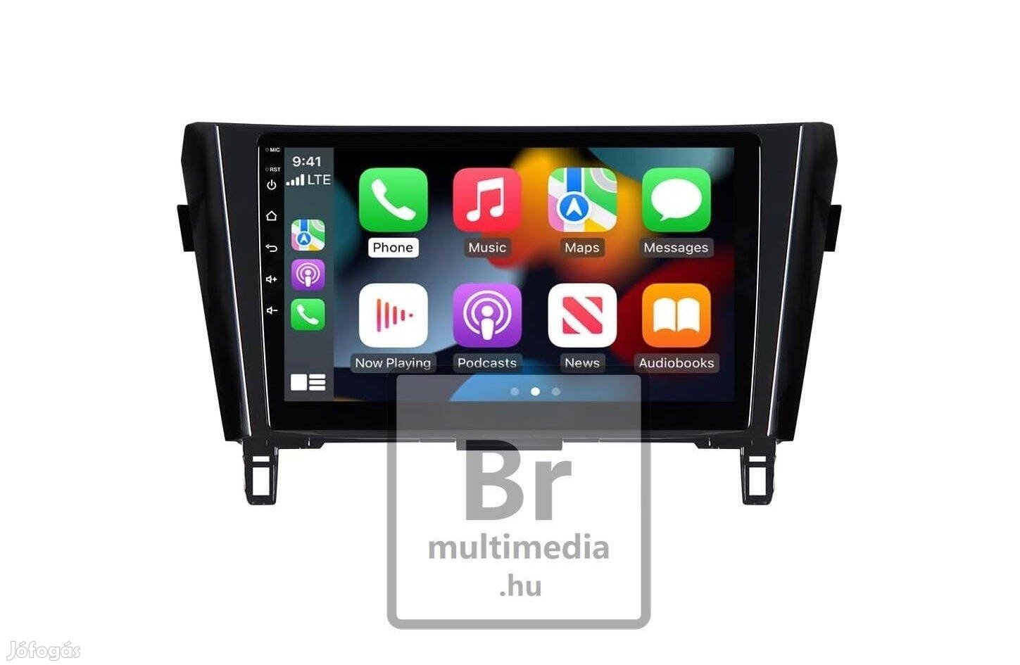 Nissan X-Trail T32 Android Multimédia Rádió Navigáció Carplay Kijelző