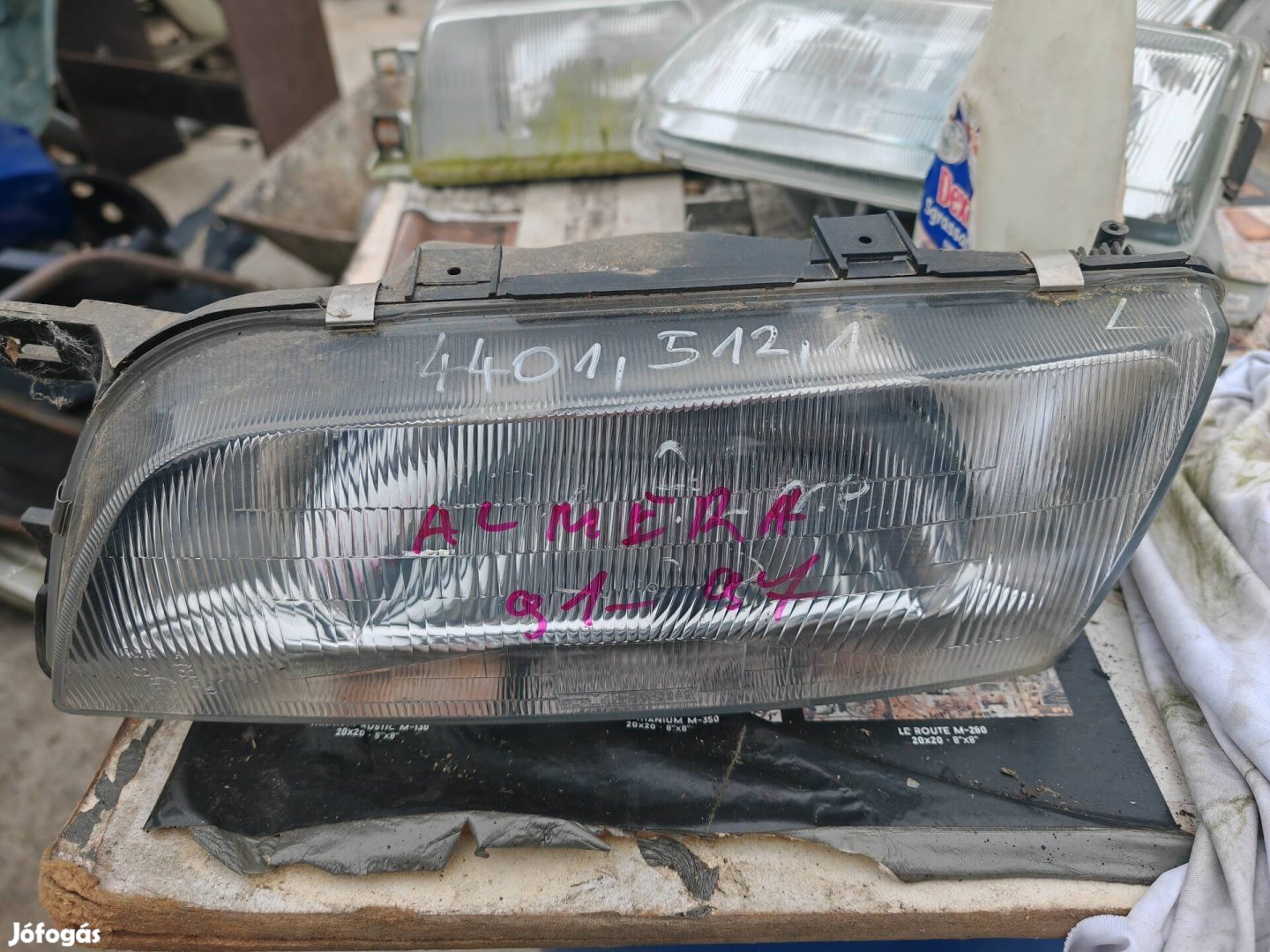 Nissan alméra bal első lámpa 1991 töl 