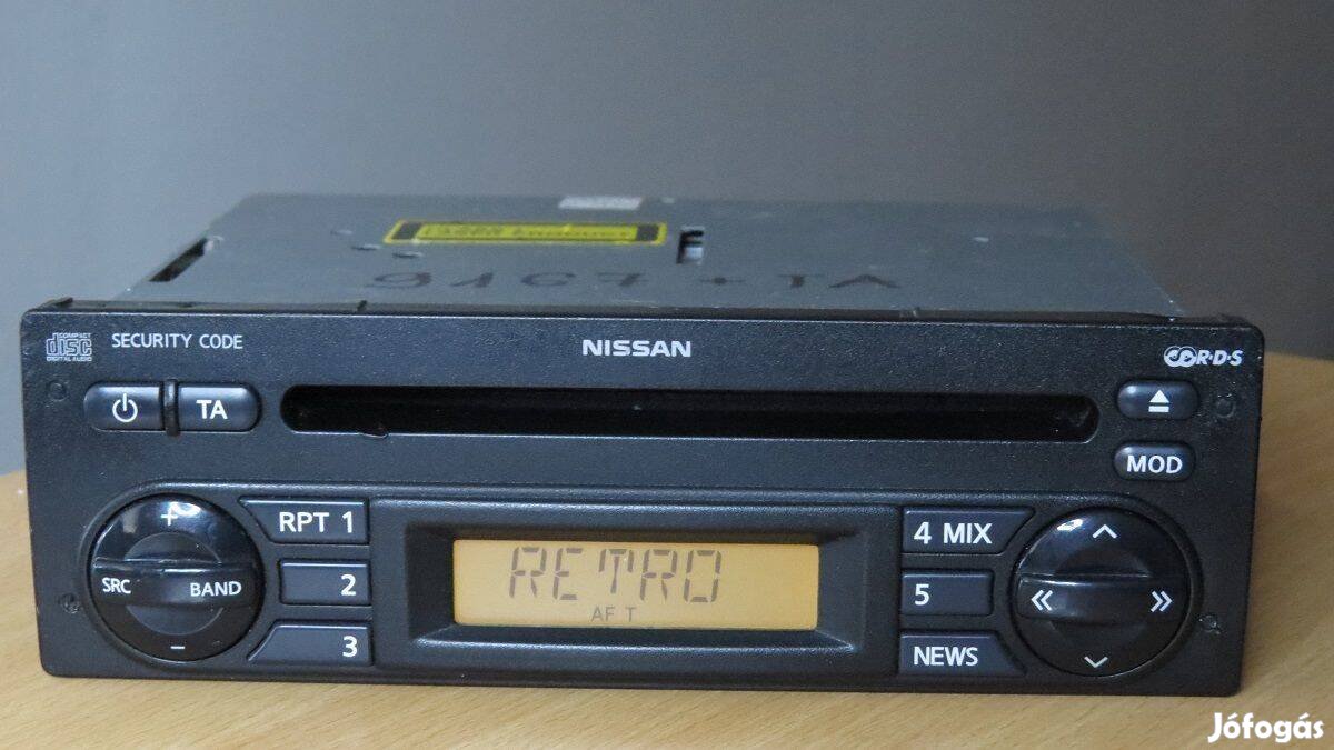 Nissan gyári cd rádió autórádió fejegység