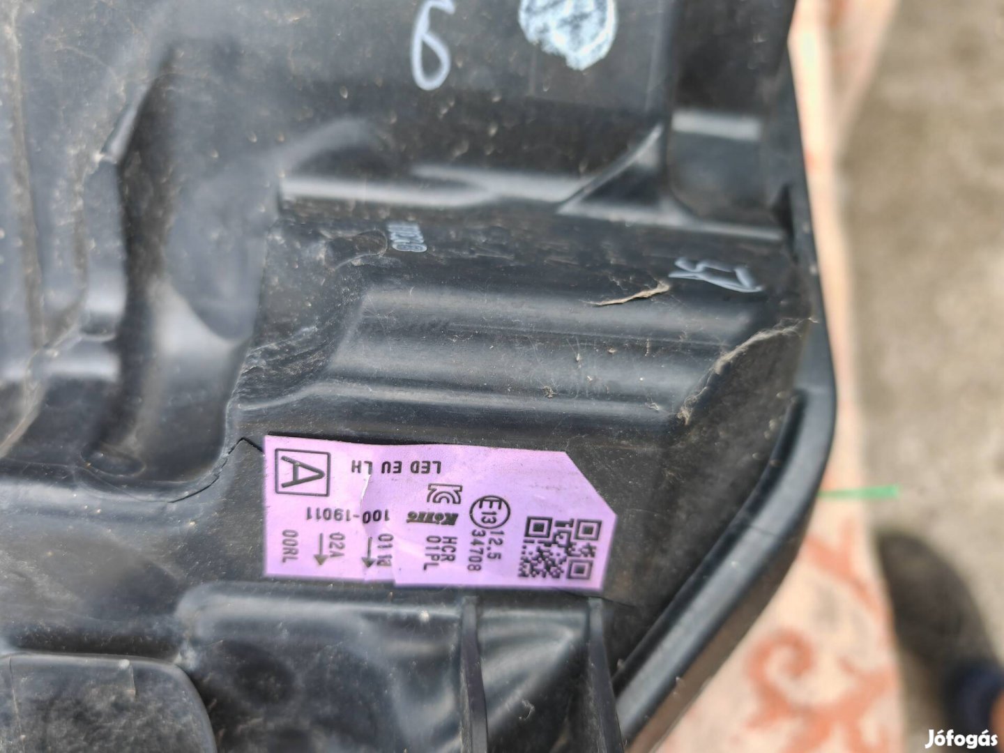 Nissan qasqai bal első lámpa ledes 