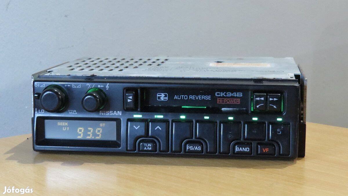 Nissan régi retro gyári rádió autórádió magnó