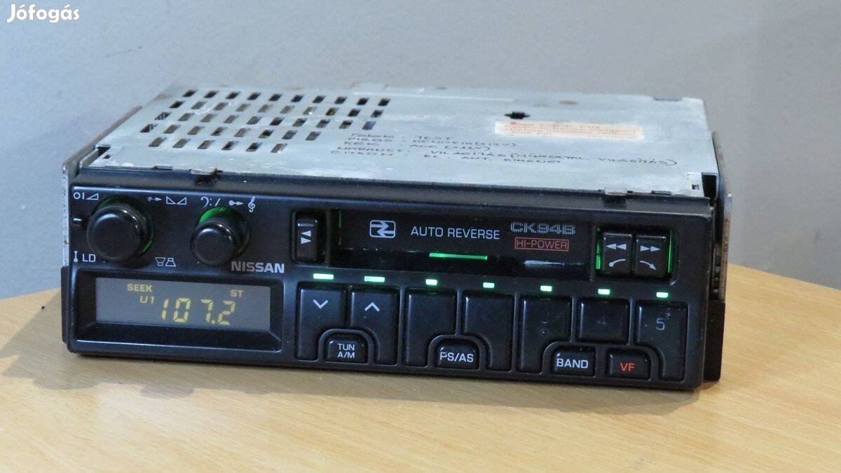 Nissan régi retro gyári rádió autórádió magnó