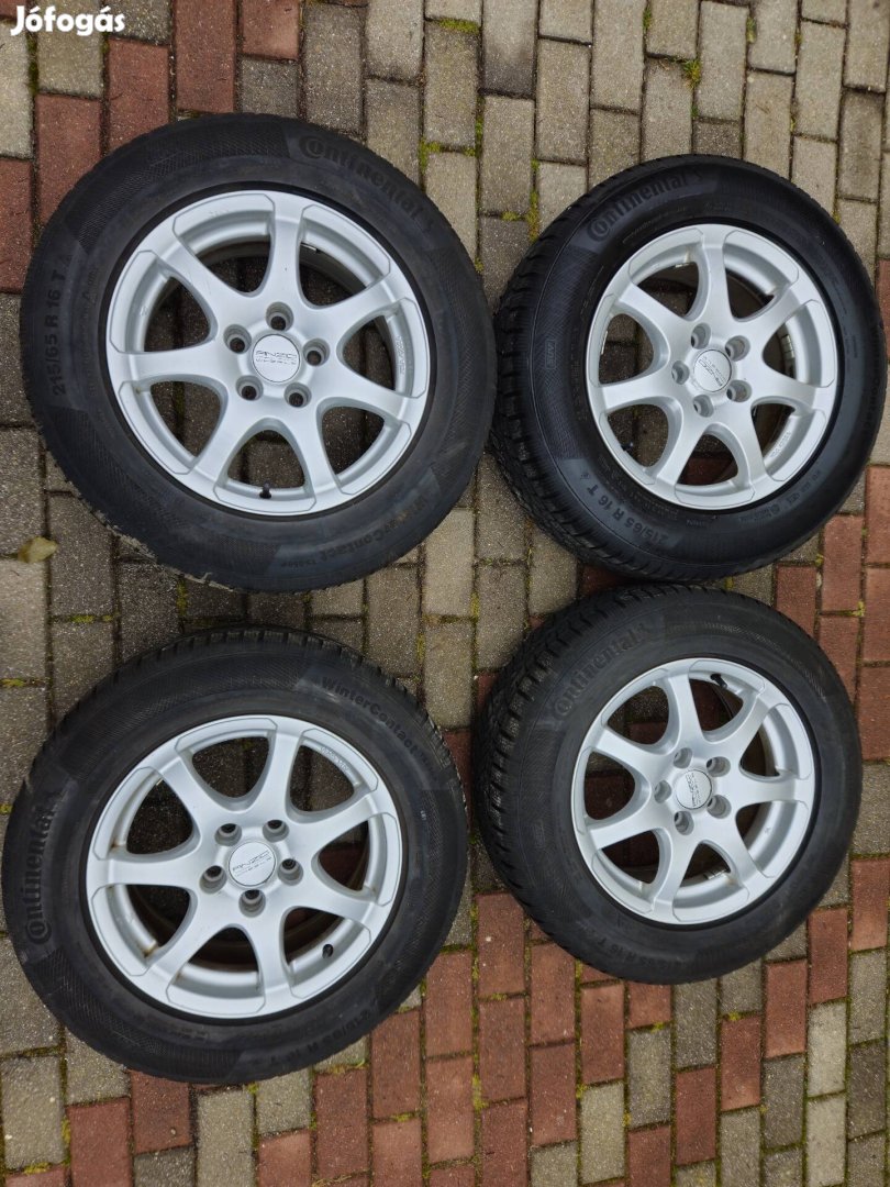 Nissan renault dacia alufelnik téligumikkal 5x114,3 215/65r16