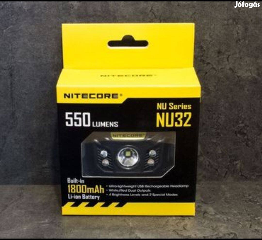 Nitecore NU32 horgász fejlámpa