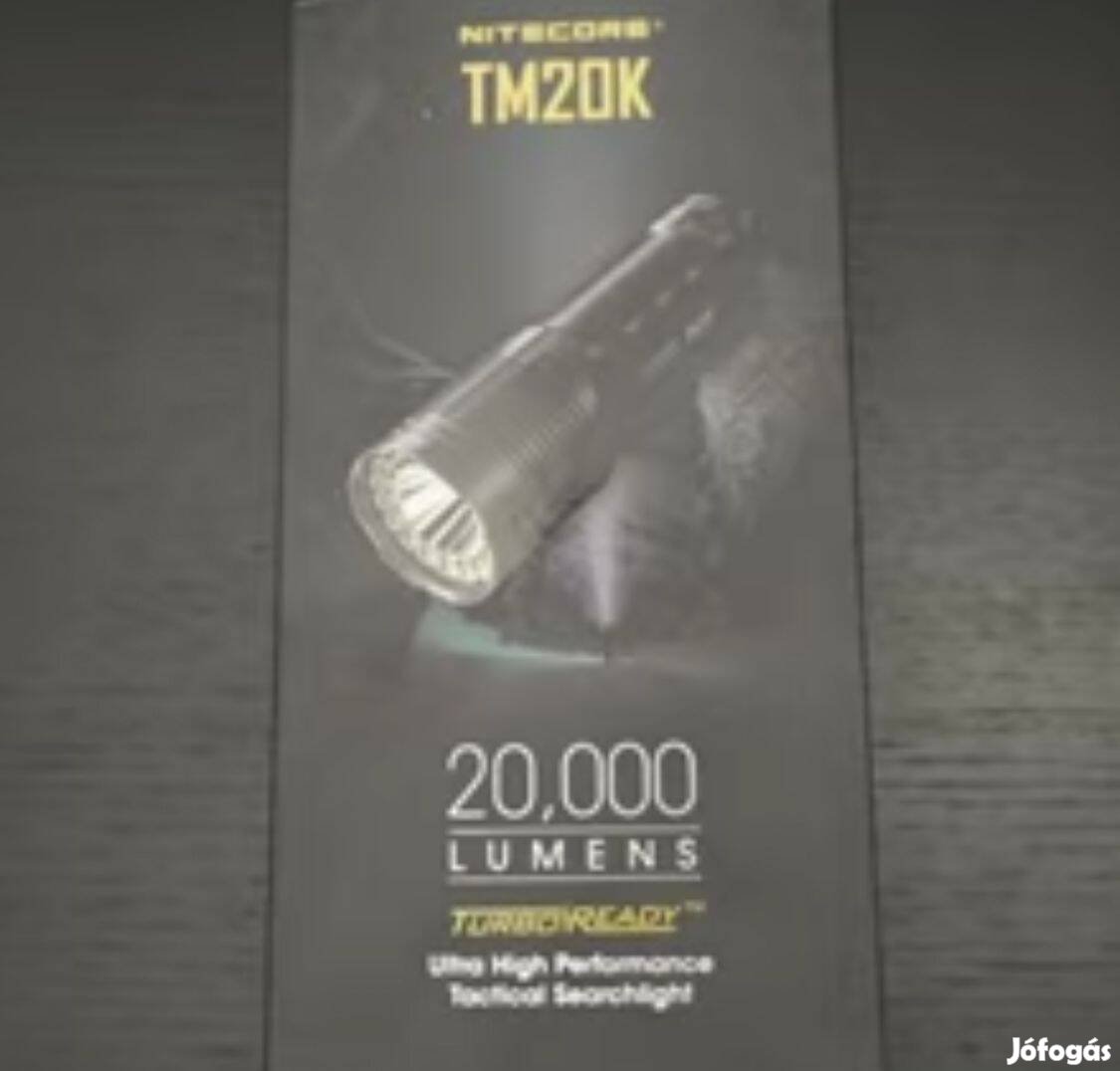 Nitecore TM20K Profi Elemlámpa 20000 Lumen Fényerő