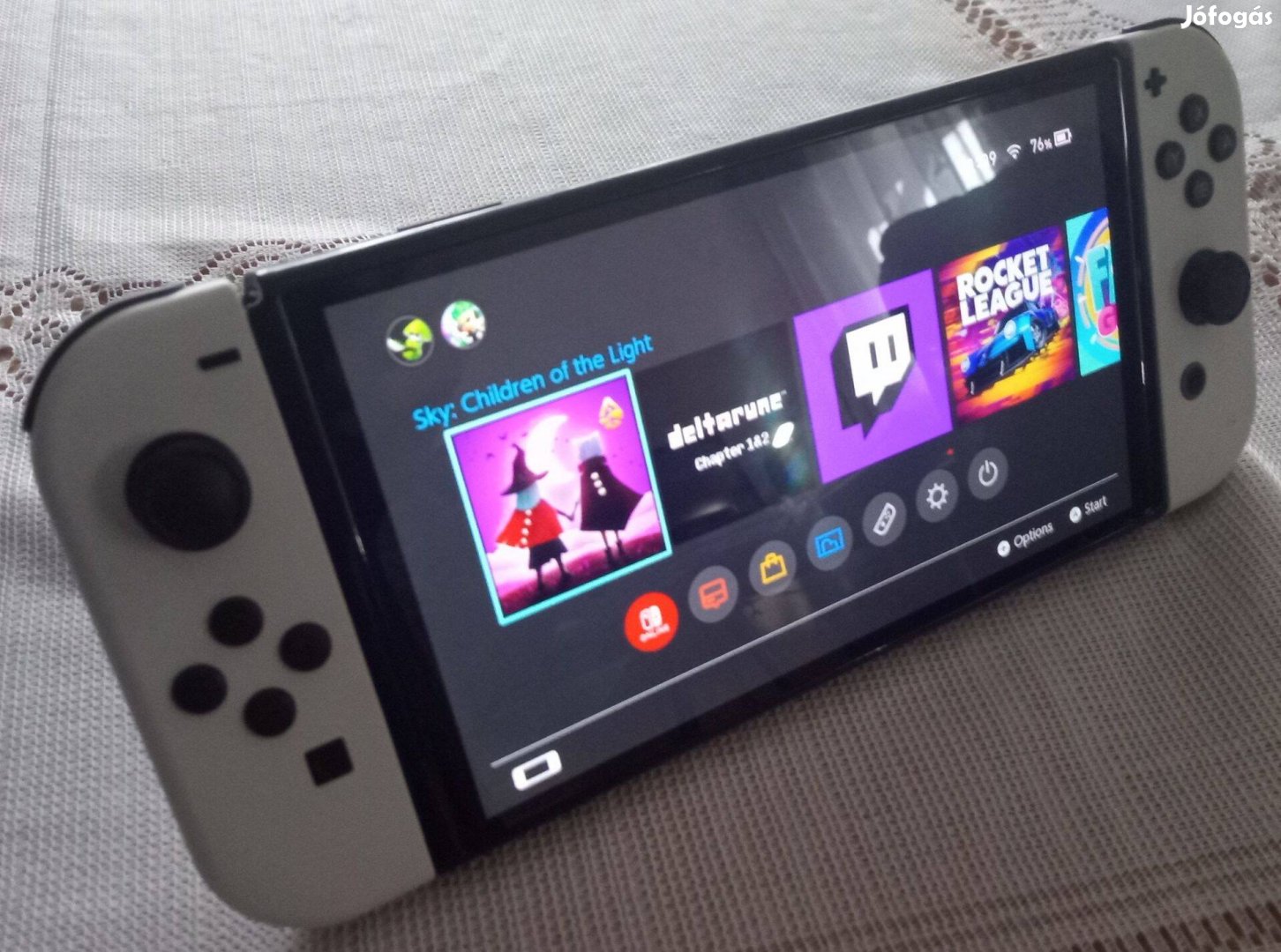 Nitendo Switch, jótállással, + ajándék játék, fejhallgató, hordtáska