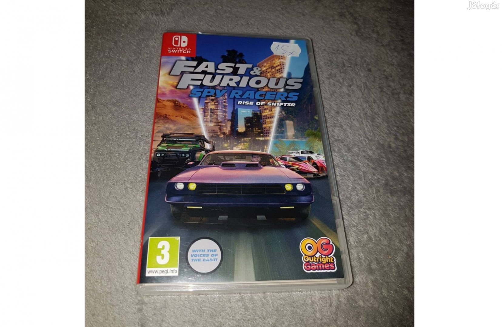 Nitendó switch fast and furious spy racers eladó