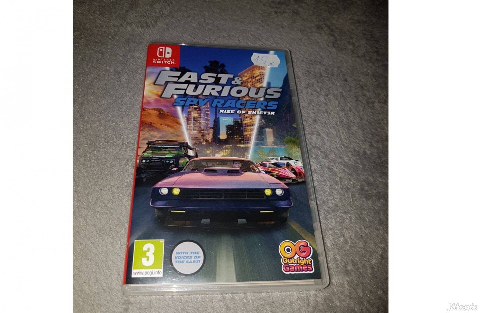 Nitendó switch fast and furious spy racers játék eladó