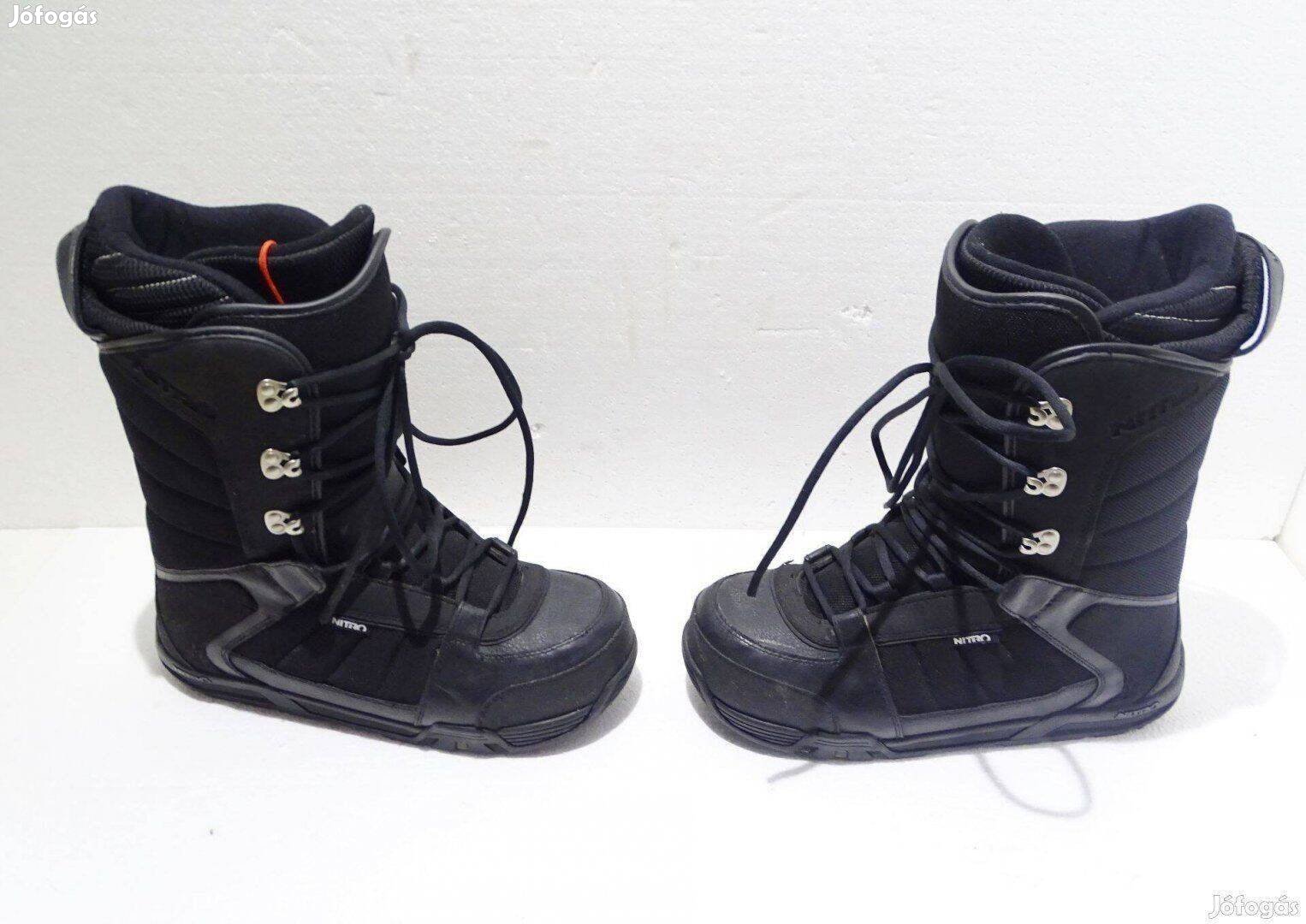 Nitro snowboard bakancs snowboard cipő csizma 46-47-es fekete