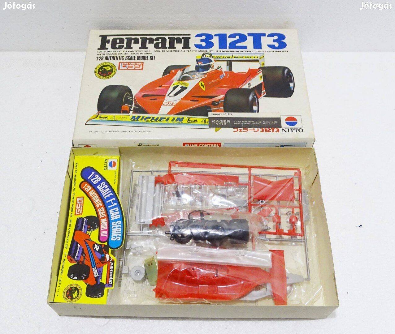 Nitto Ferrari 312T3 autó modell Új bontatlan