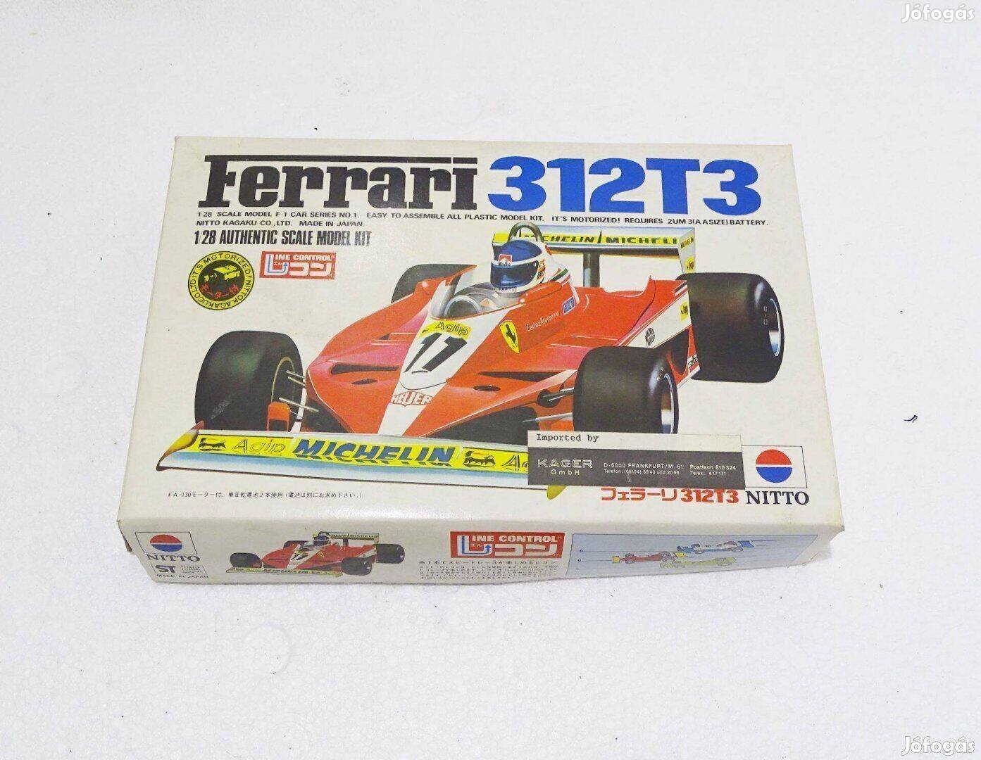 Nitto Ferrari 312T3 autó modell Új bontatlan