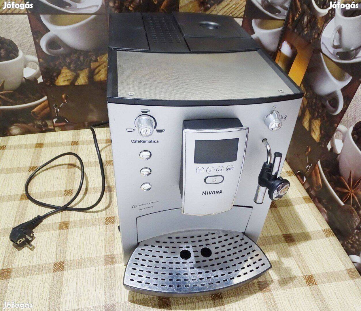 Nivona 770 automata kávégép kávéfőző presszógép ezüst