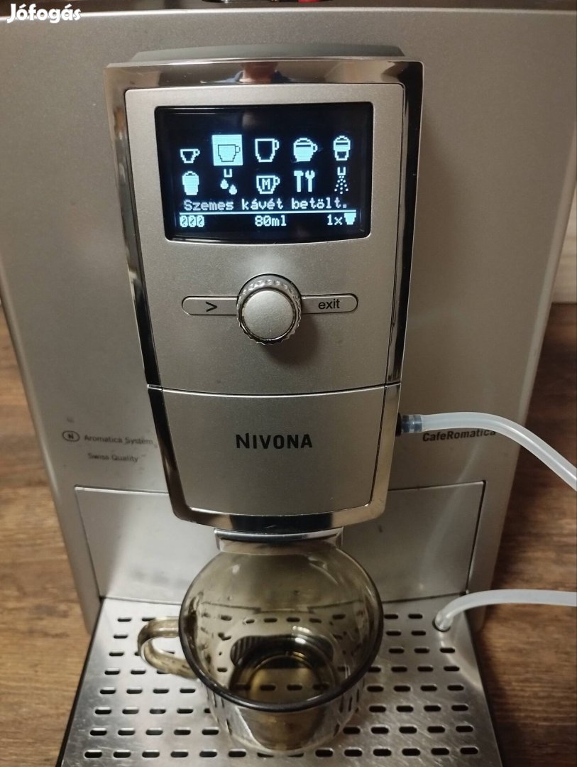 Nivona full automata darálós cappuccinos kávéfőző, kávégép 