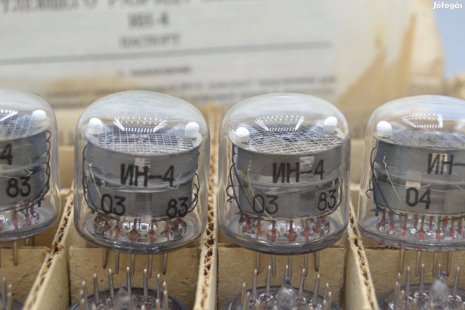 Nixie csövek IN-4 elektroncsövek elektroncső IN4