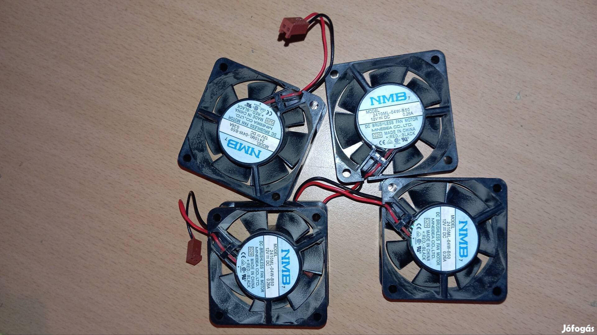 Nmb PC ventilátor hűtő  4db