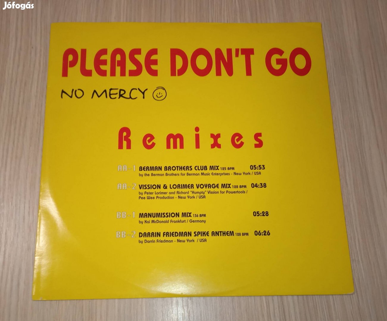 No Mercy - Please Don't Go (Remixes)(Vinyl,1997)