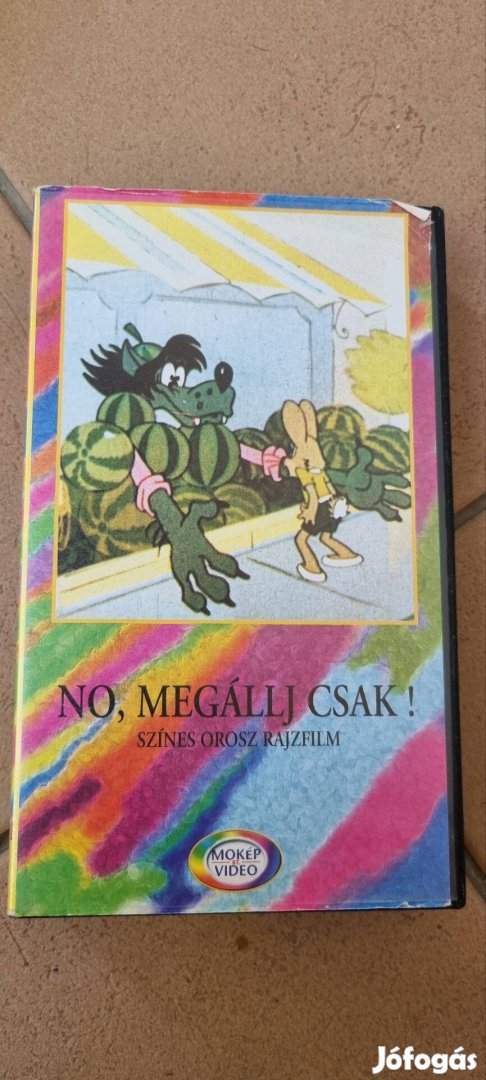 No, megállj csak rajzfilm vhs kazetta 