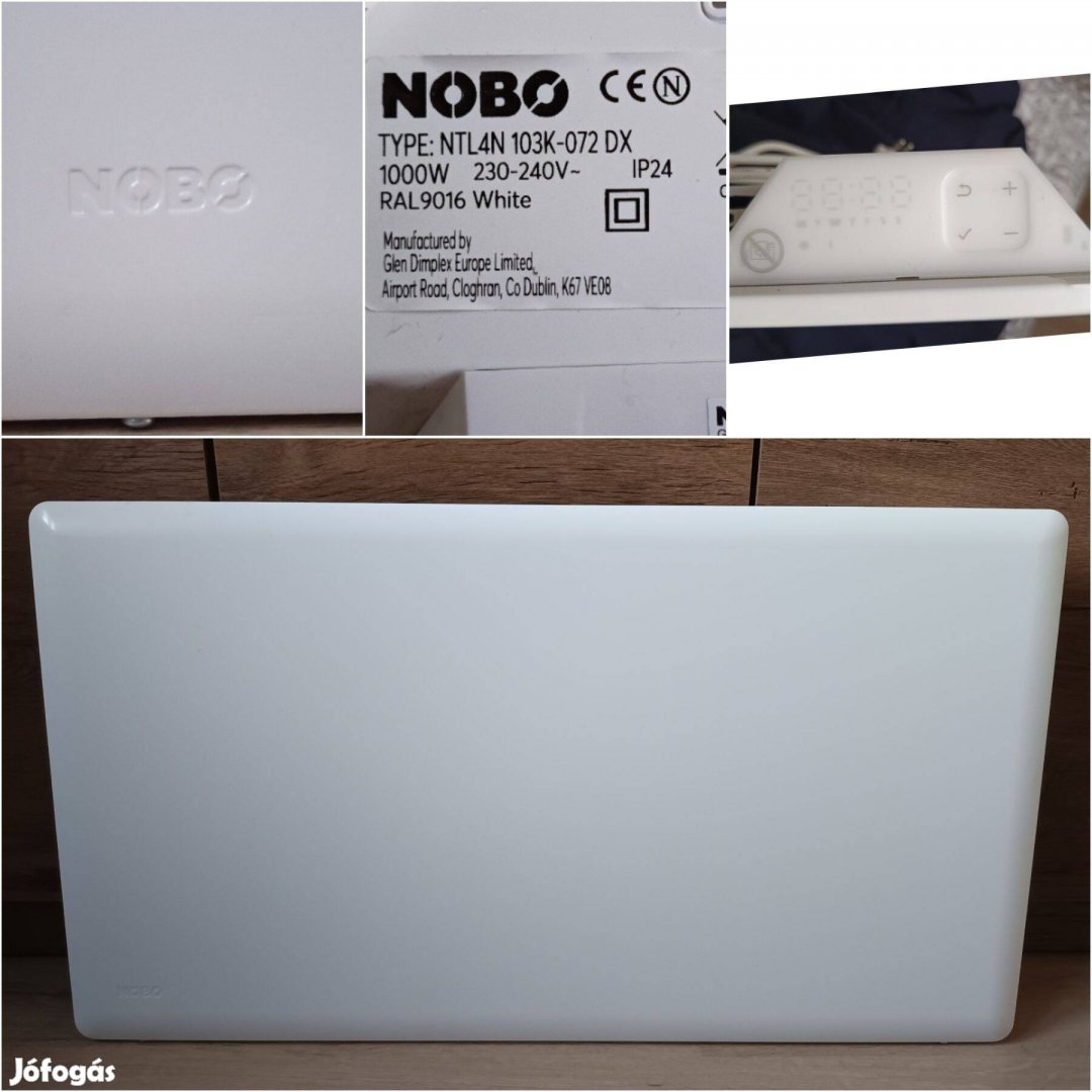 Nobo Oslo 1000 W fűtőpanel 3db - 2032-ig garanciás