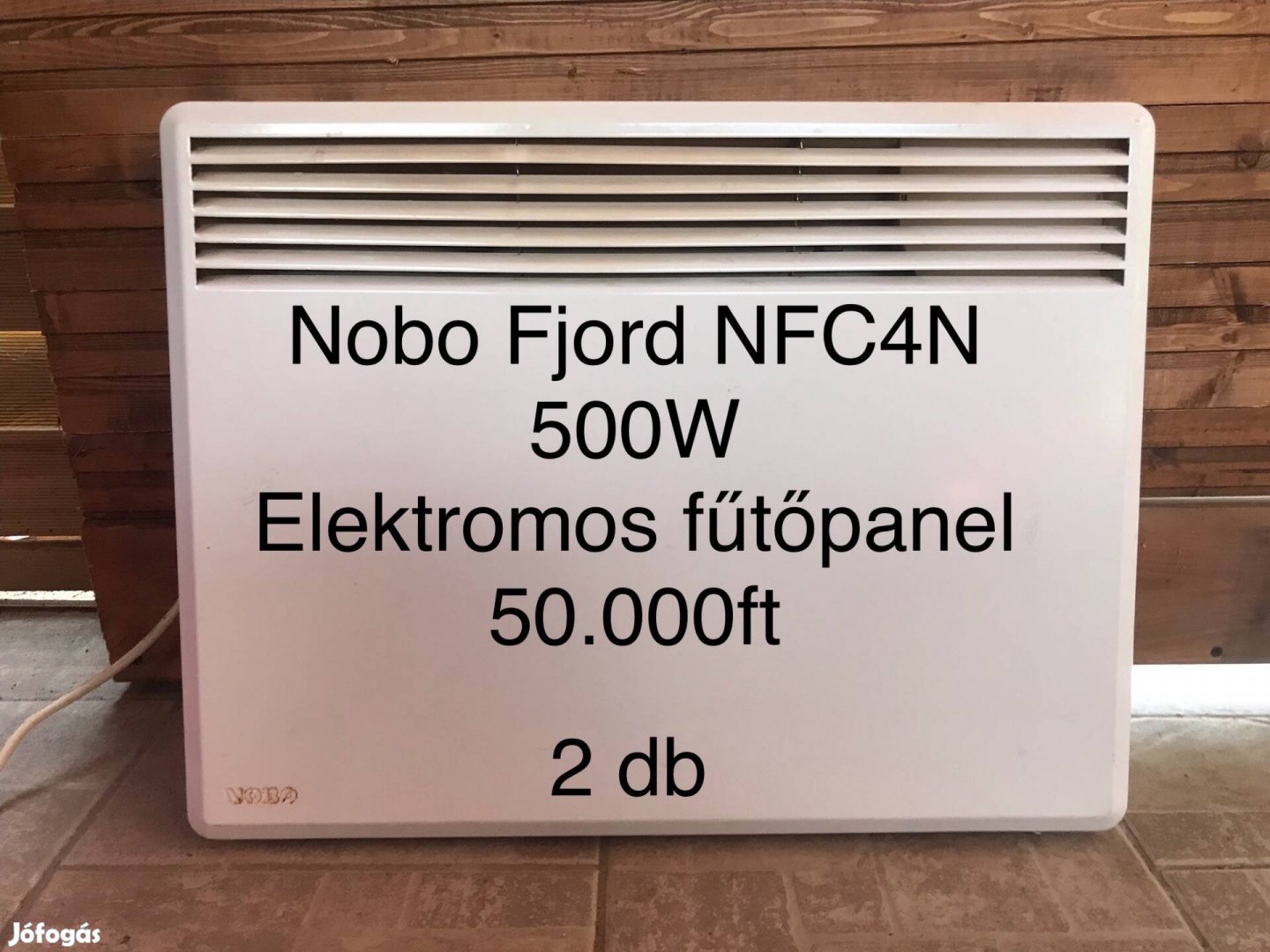 Nobo elektromos fűtőpanel eladó