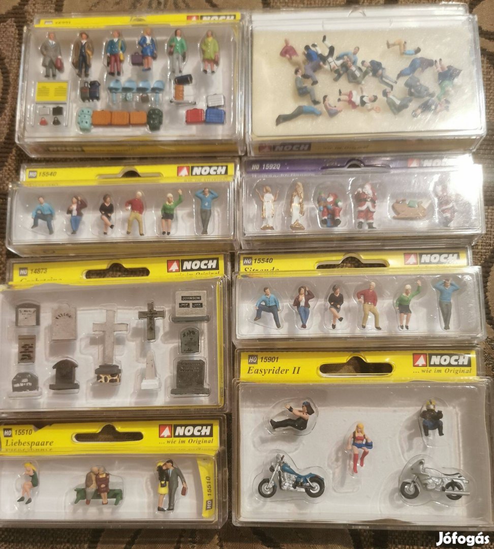 Noch H0 Figura készletek MÁV vasút modell témához is