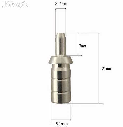 Nock Inzert Íj Karbonvesszőkhöz 6,1mm (4886)