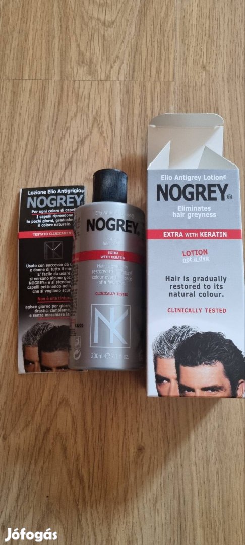 Nogrey antigrey lotion keratinnal, hajszínvisszaállító, pigmentfokozó