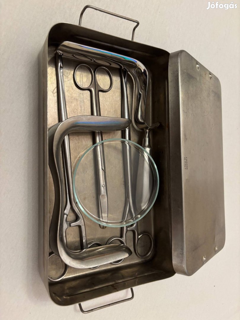 Nőgyógyászati spirál szett fémből