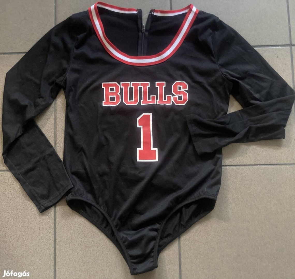 Női Chicago Bulls 1 Derrick Rose hátul cipzáros body dress