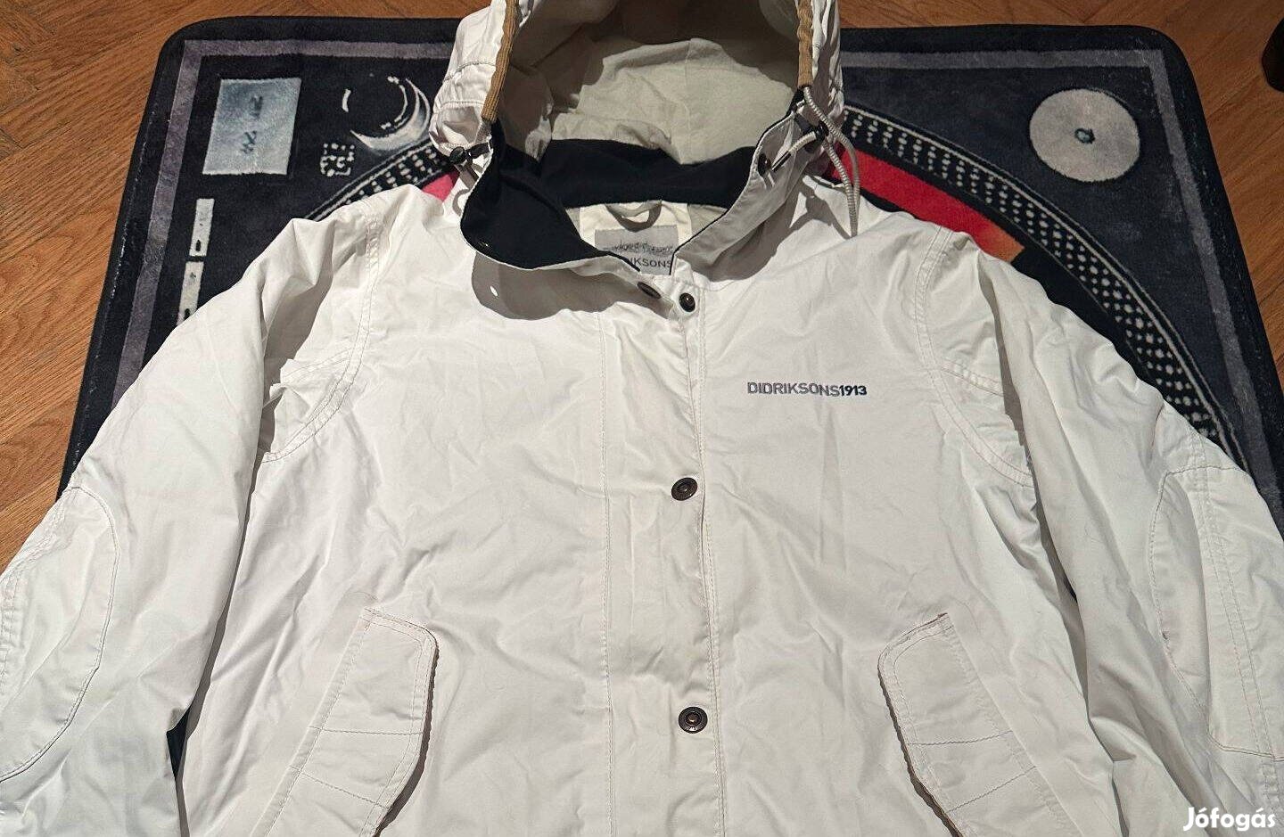 Női Didriksons 1913 kapucnis kabát L-es méretben