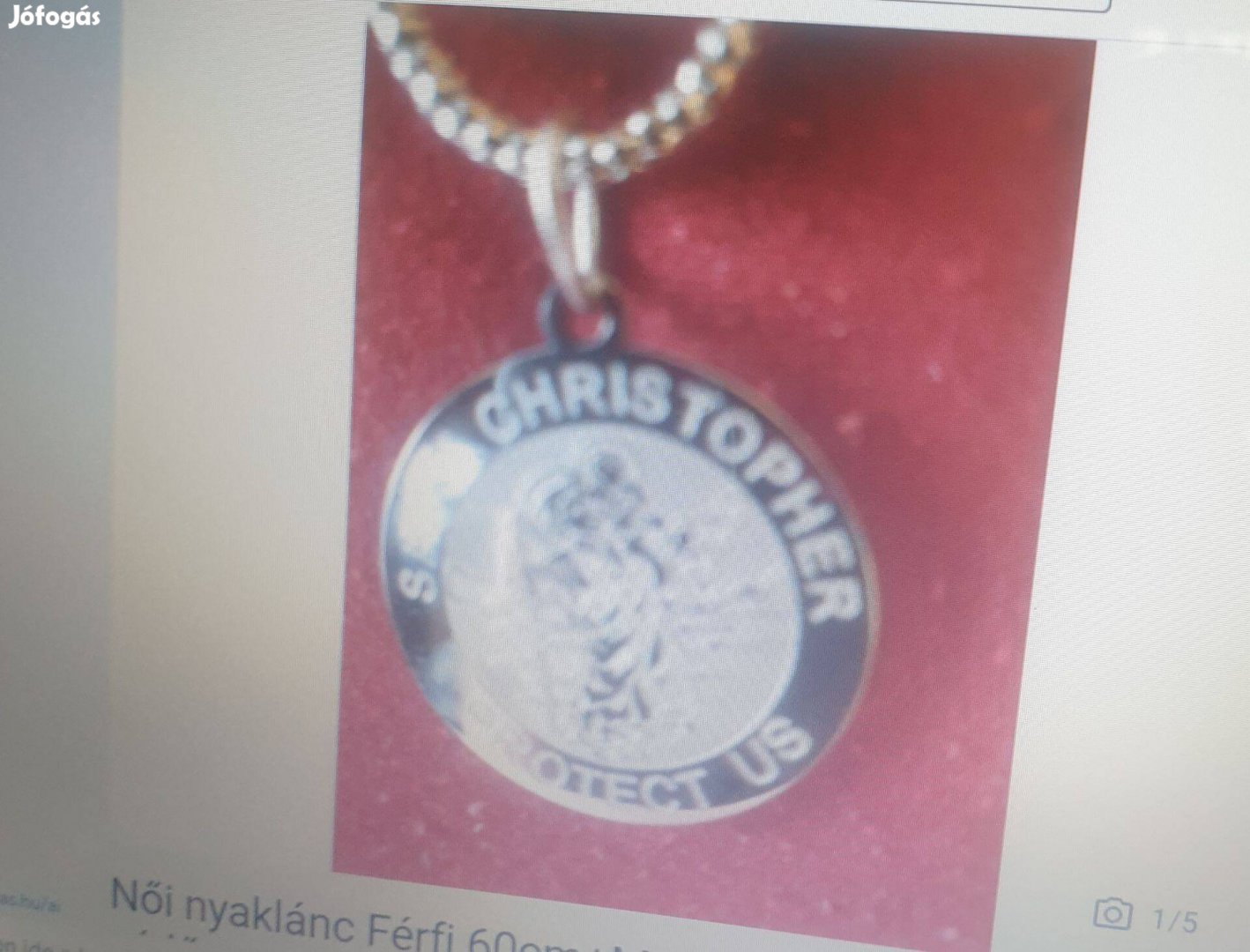 Női Nyaklánc 60cm+Medál SZt Kristóf Helyben 1990Ft Vadiúj