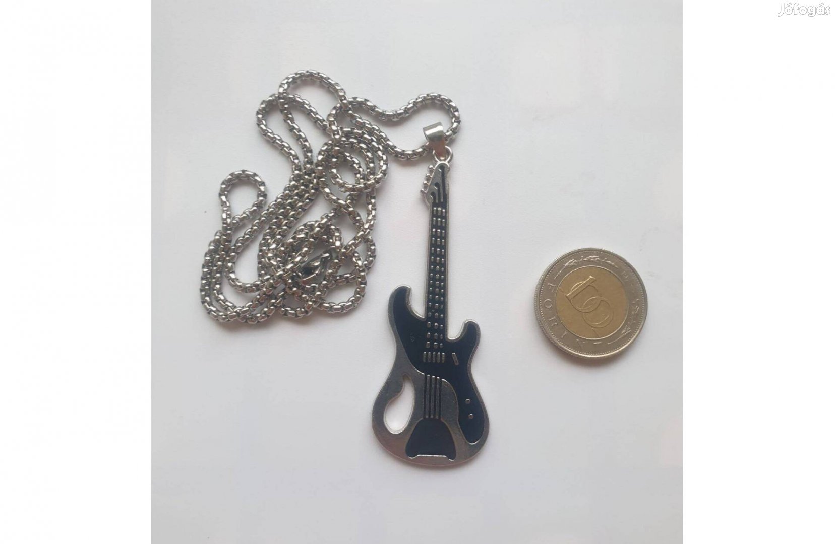 Női Nyaklánc Férfi 60cmMedál Gitár Új Helyben 2200Ft
