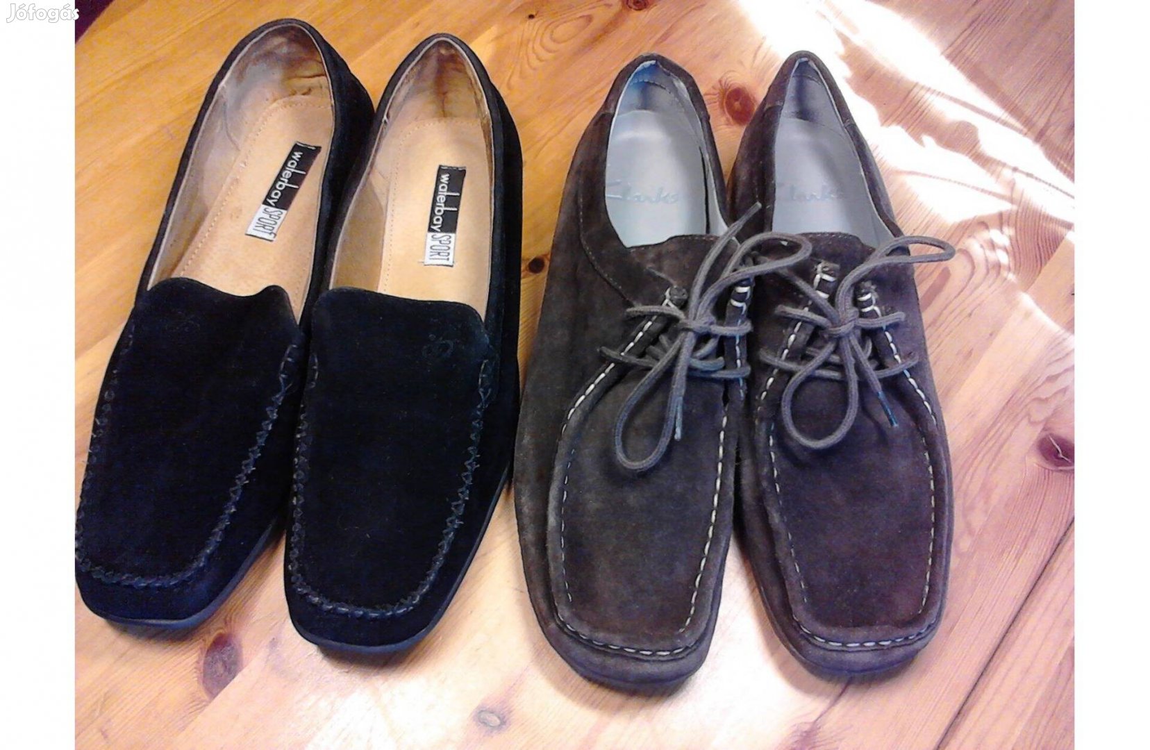 Női Prémium Bőr kényelmi Cipők 41 Clarks Waterbay Újak